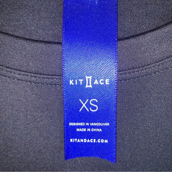 Kit And Ace Navy Tie Brushed Dress - Picture 10 of 10